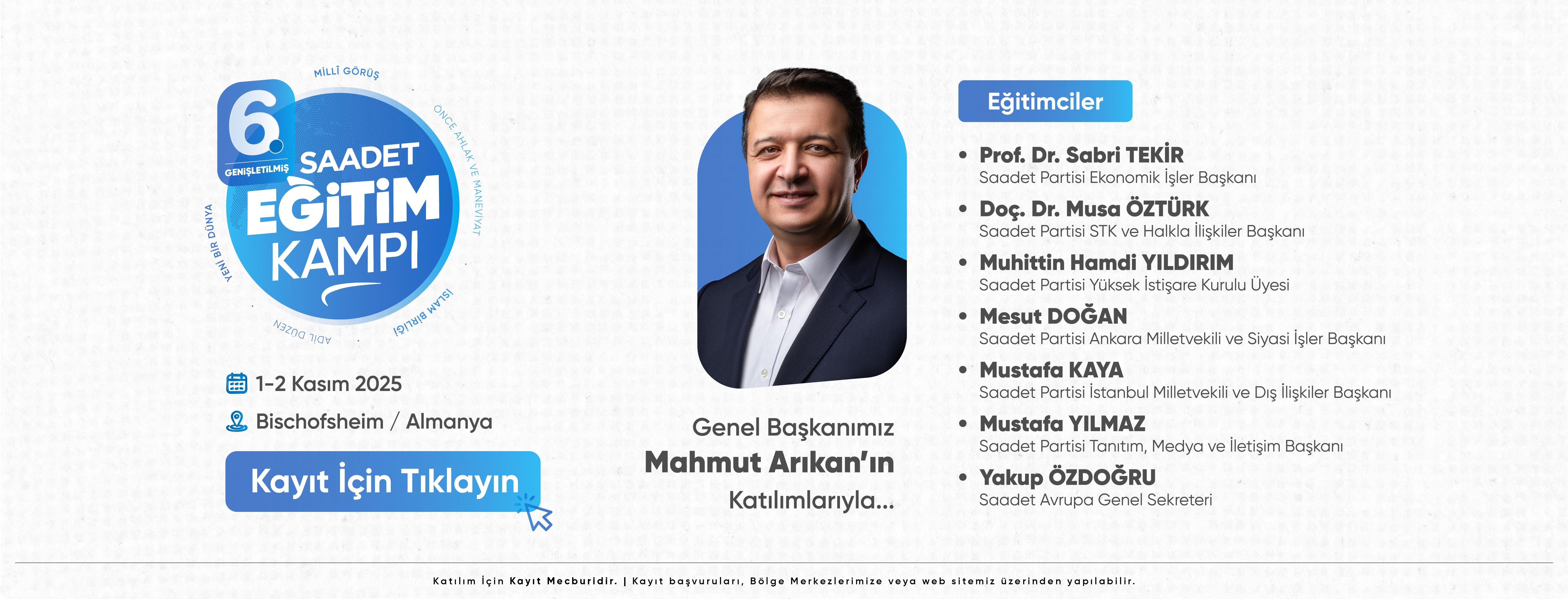 🌍 6. Genişletilmiş Saadet Eğitim Kampı 🌍